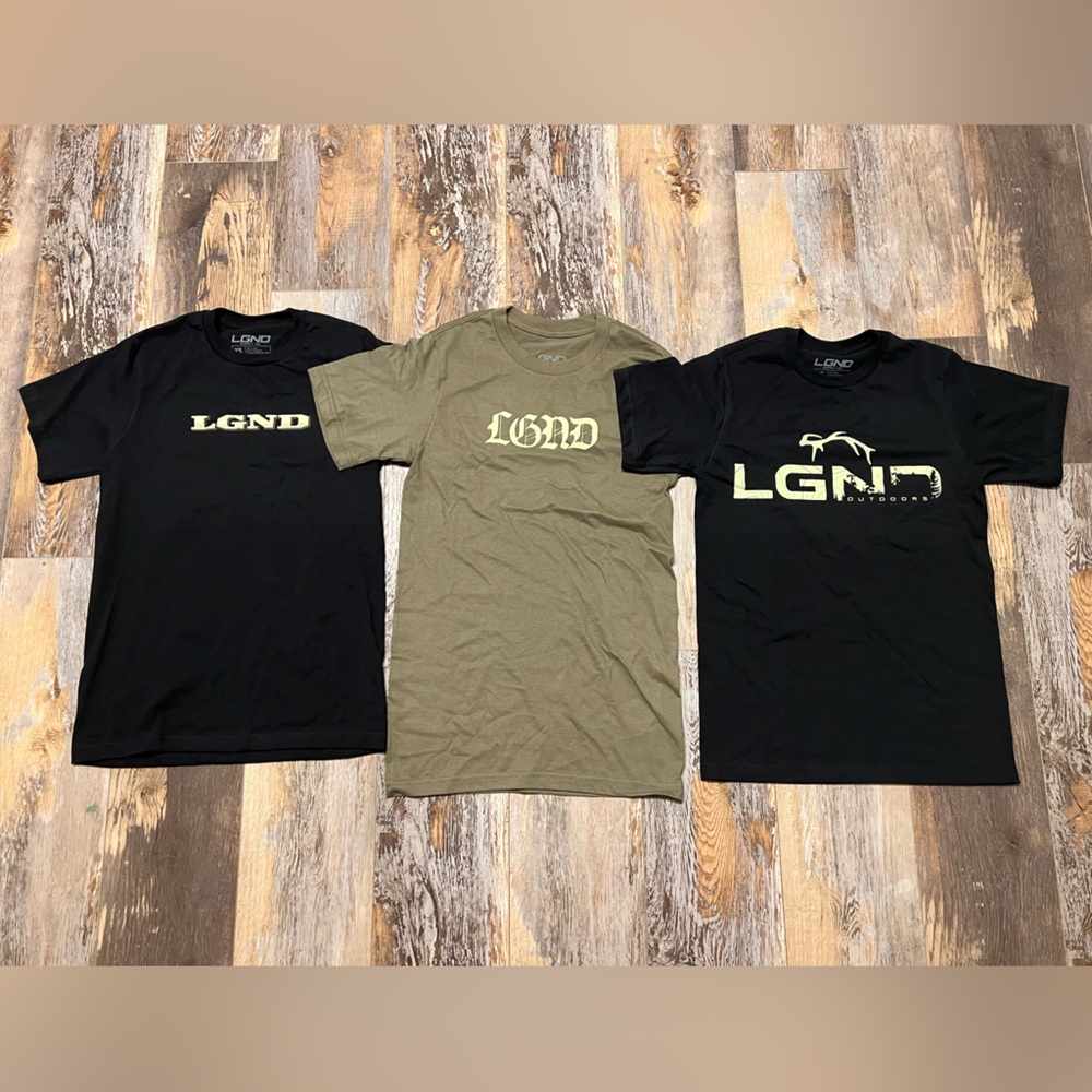 LGND Supply Co. Bundle of 3 Men’s 100% Cotton T-Shirts Size XS (BRAND NEW!)
